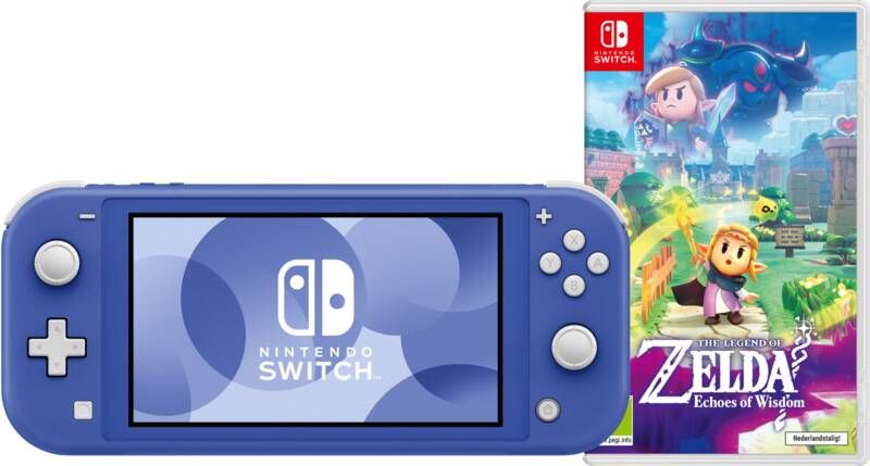 Nintendo Switch Lite Blauw + Zelda: Echoes of Wisdom