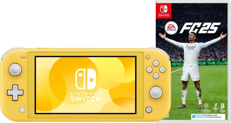 Nintendo Switch Lite Geel + EA Sports FC 25