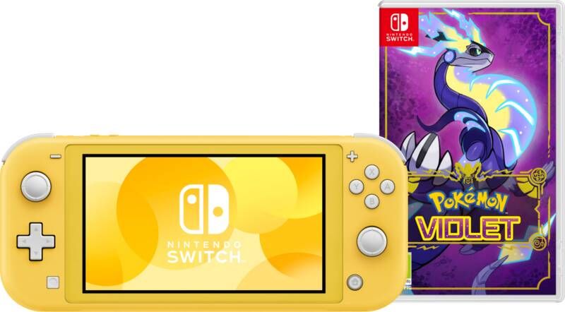 Nintendo Switch Lite Geel + Pokémon Violet