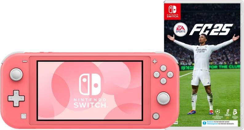 Nintendo Switch Lite Koraal + EA Sports FC 25