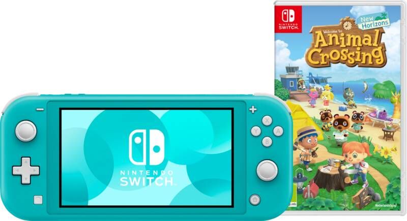 Nintendo Switch Lite Turquoise + Animal Crossing New Horizons