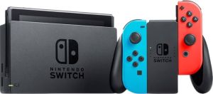 Nintendo Switch Console Blauw Rood