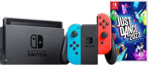 Nintendo Switch Rood Blauw + Just Dance 2022 Switch