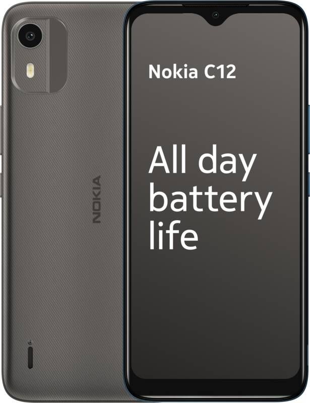 Nokia C12 DS 3 64GB Charcoal | Smartphones tablets en meer | Telefonie&Tablet Smartphones | 6438409087423