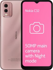 Nokia C32 Smartphone Roze