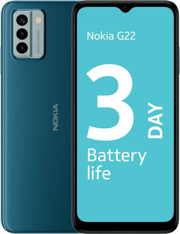 Nokia G22 DS 4 128GB Blauw | Android smartphones | Telefonie&Tablet Smartphones | 6438409083197