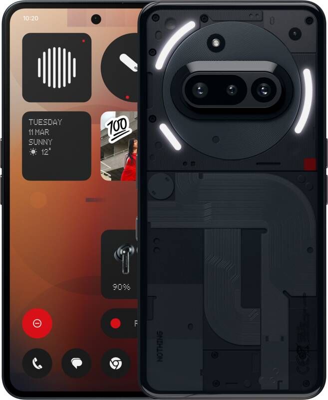Nothing Tech Nothing Phone (3a) 256GB Zwart 5G
