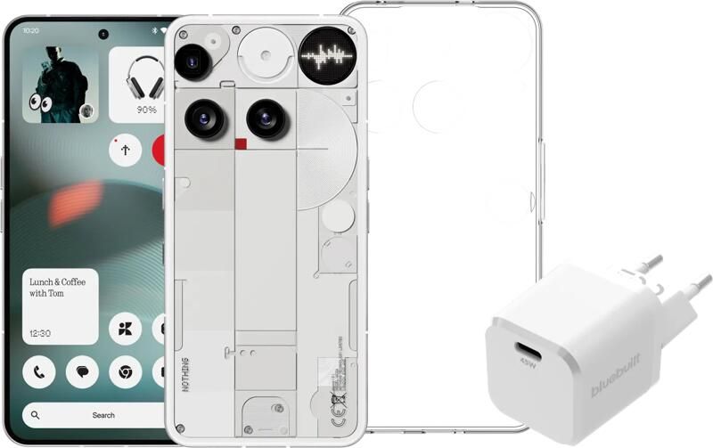 Nothing Tech Nothing Phone (3) 256GB Wit 5G + Accessoirepakket