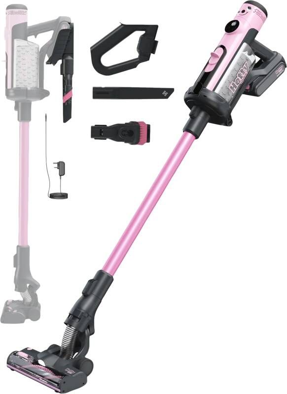 Numatic Hetty100pink Hetty Quick Draadloze Steelstofzuiger pink Met zak