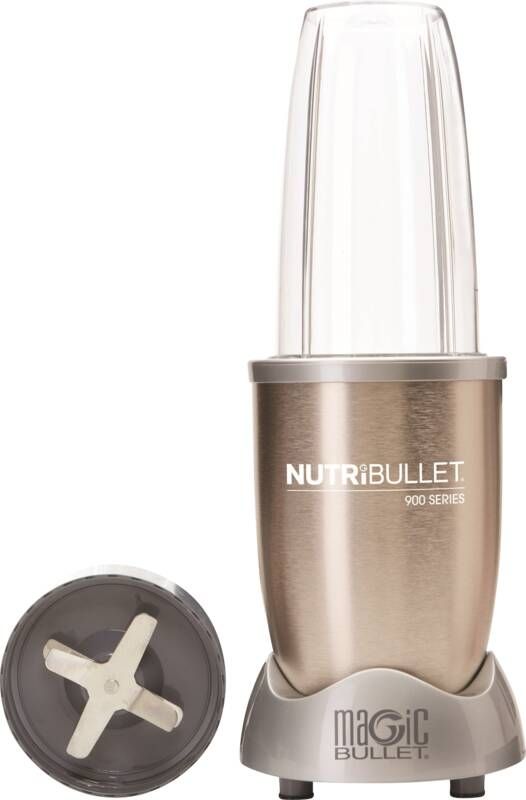 NutriBullet Pro Blender 900 Watt Incl. Digitaal Receptenboek Champagne - Foto 1
