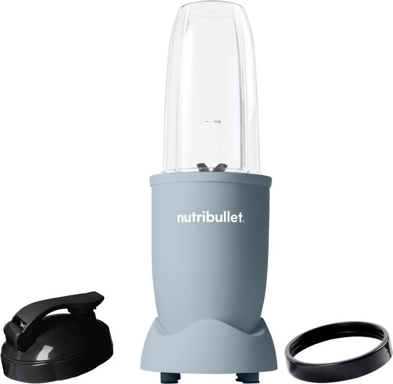 NutriBullet Exclusive Pastel Blender 900 Watt Smoothie Maker Incl. To Go Accessoires & Digitaal Receptenboek Stone