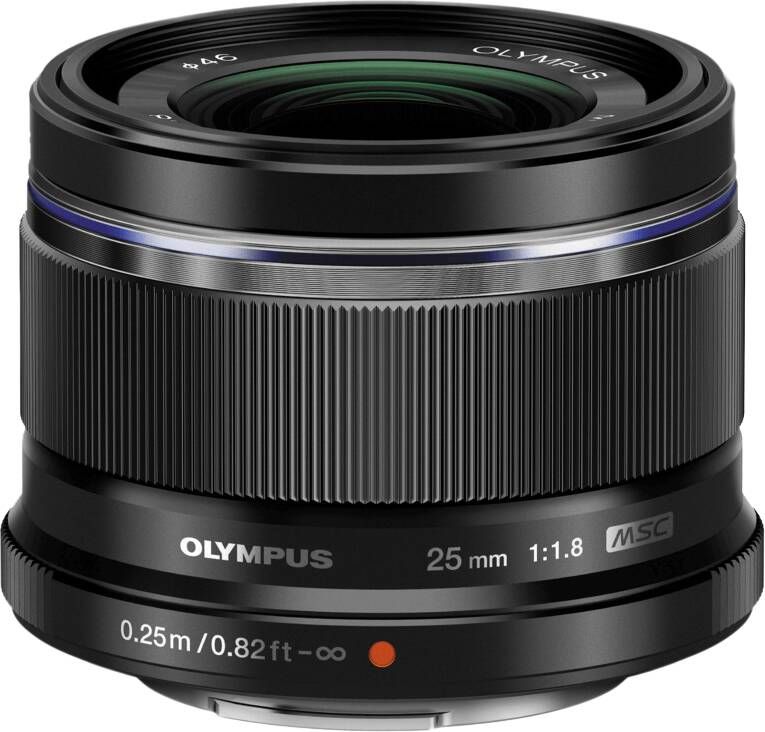 Olympus M.Zuiko Digital 25mm f 1.8 Zwart | Prime lenzen | Fotografie Objectieven | V311060BE000