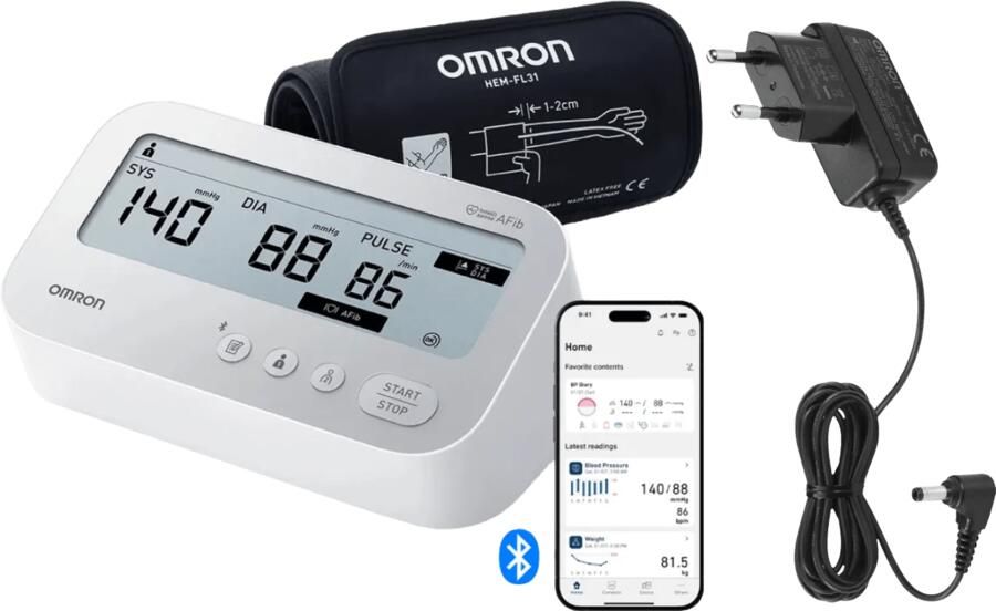 Omron X4 Connect AFib + Adapter