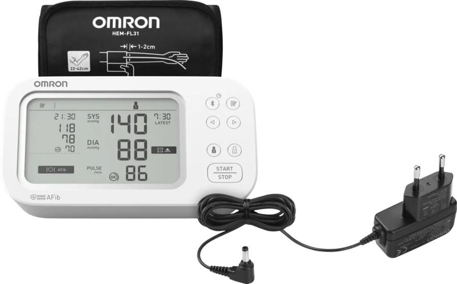 Omron X7 Smart AFib + AC Adapter