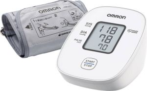 Omron X2 Basic Bloeddrukmeter Bovenarm Aanbevolen door Hartstichting Blood Pressure Monitor met Hartslagmeter – Onregelmatige Hartslag Klinisch Gevalideerd 22 tot 32 cm Manchet – 3 jaar Garantie