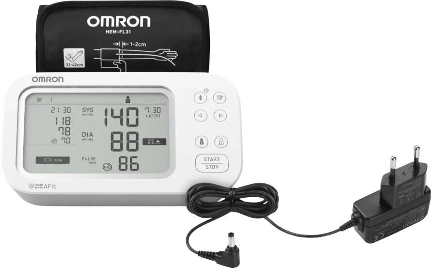 Omron X7 Smart AFib + AC Adapter