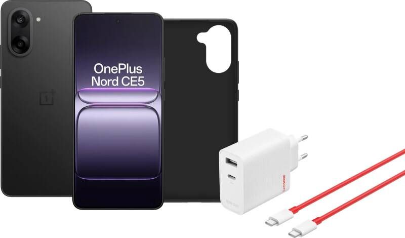 OnePlus Nord CE 5 256GB Zwart 5G + Accessoirepakket