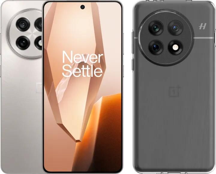 OnePlus 13R 256GB Wit 5G + Just in Case Soft Design Back Cover Transparant