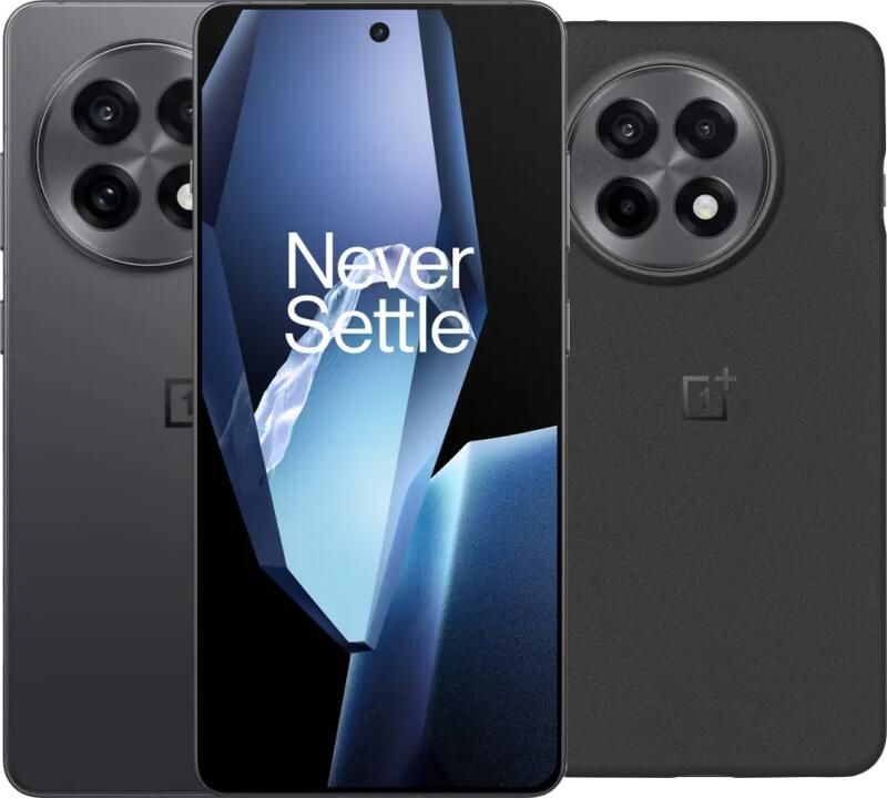 OnePlus 13R 256GB Zwart 5G + Sandstone Back Cover met Magneet