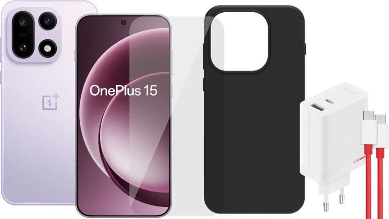 OnePlus 15 512GB Paars 5G + Compleet Accessoirepakket