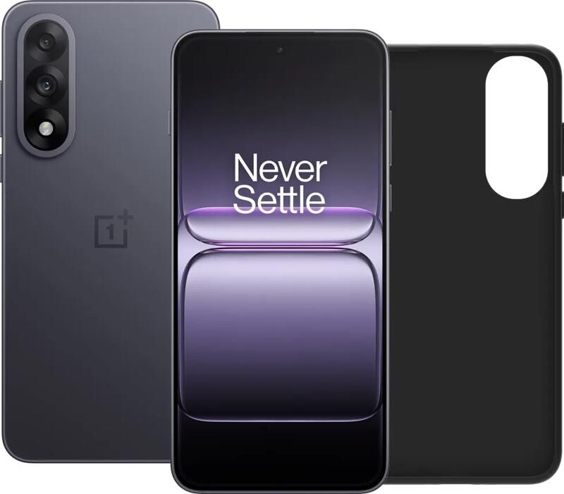 OnePlus Nord 5 256GB Zwart 5G + BlueBuilt Back Cover Zwart