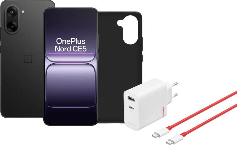 OnePlus Nord CE 5 128GB Zwart 5G + Accessoirepakket