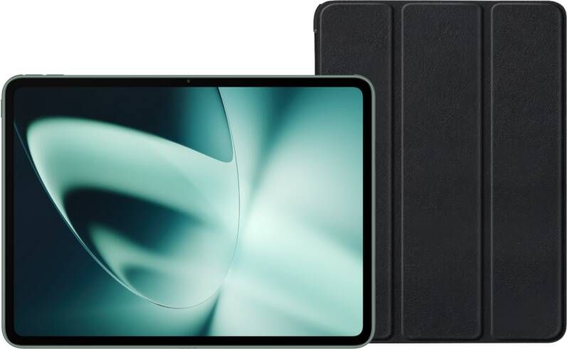 OnePlus Pad 11.6 inch 128GB Wifi + Just in Case Book Case Zwart