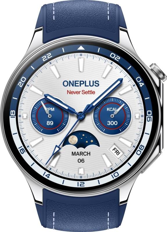 OnePlus Watch 2 Zilver Blauw