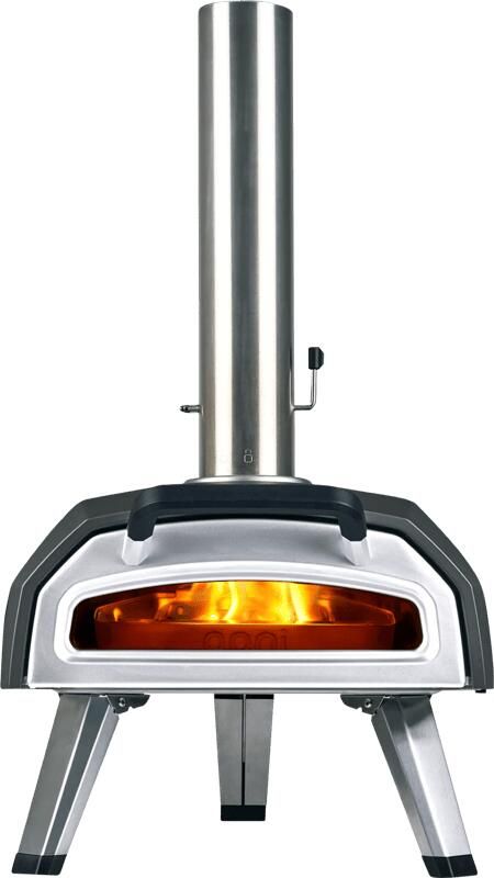 Ooni Pizzaoven Karu 2 voor Pizza's tot Ø 30 cm Zilver Zwart