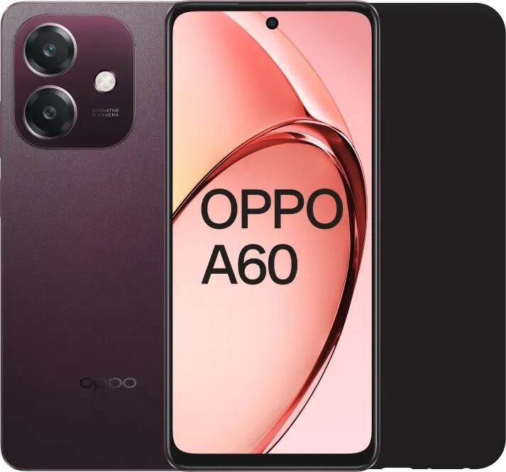 Oppo A60 128GB Paars 5G + Just in Case Back Cover Zwart
