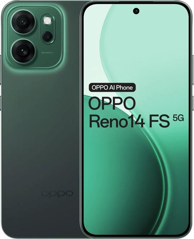 Oppo Reno 14 FS 512GB Groen 5G