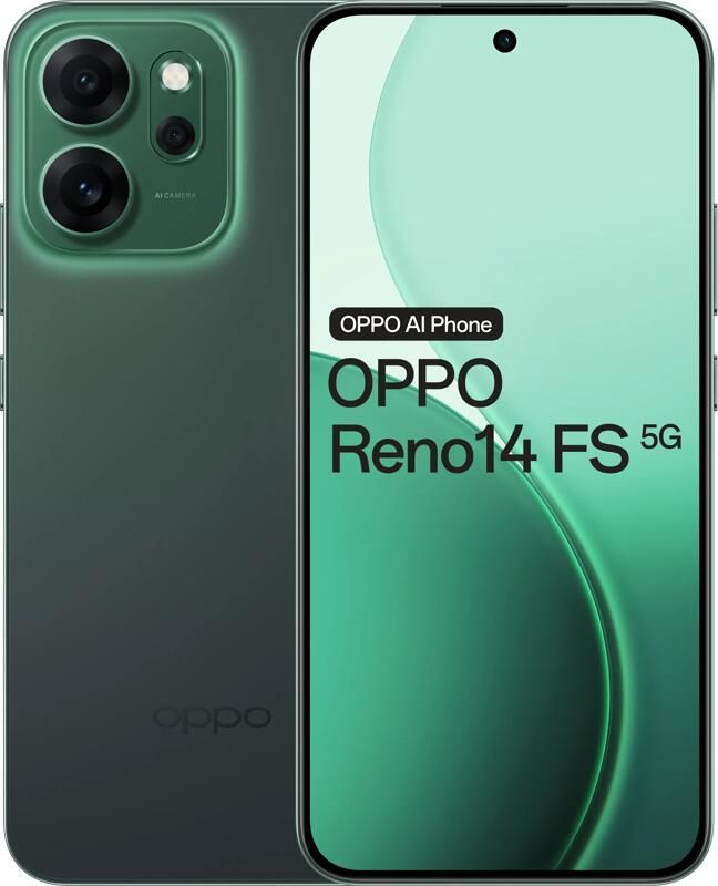 Oppo Reno 14 FS 512GB Groen 5G