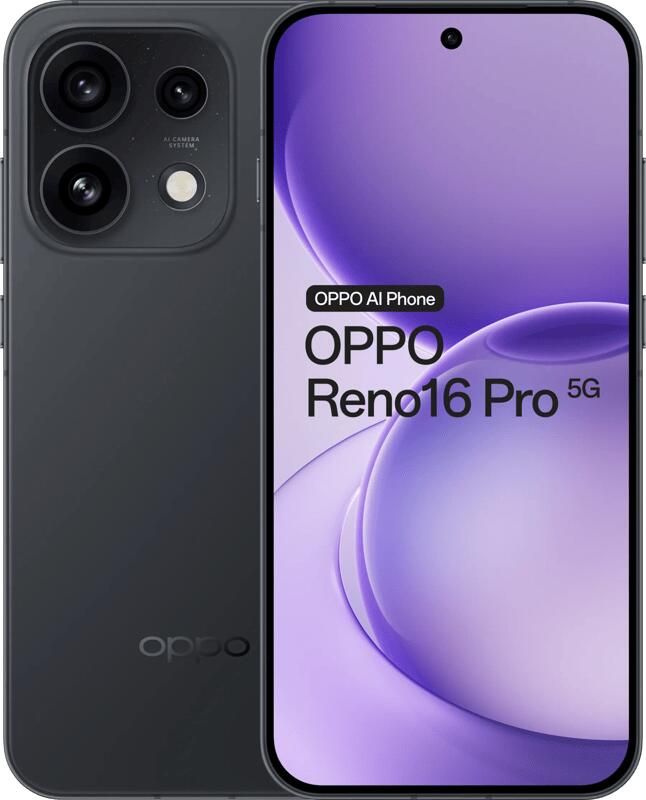 Oppo Reno16 Pro 512GB Zwart 5G
