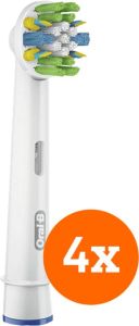 Oral B Oral-B FlossAction Met CleanMaximiser-technologie Opzetborstels 4 Stuks