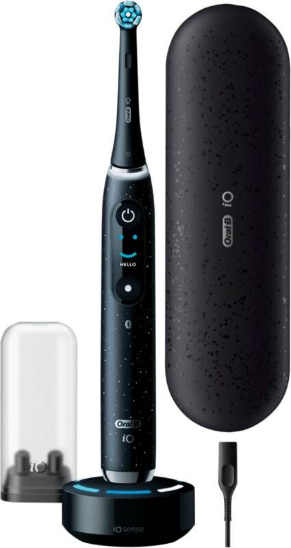 Oral B Oral-B iO 10 Elektrische Tandenborstel Cosmic Zwart Slimme iO Sense Oplader