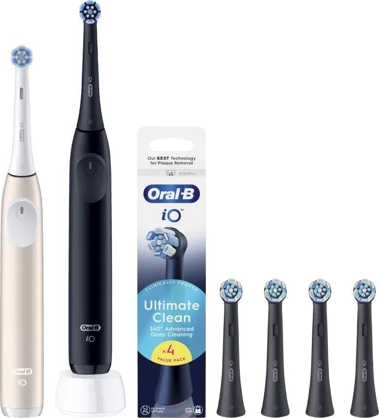 Oral-B iO 2 Duo Pack Zwart en Roze Value Pack