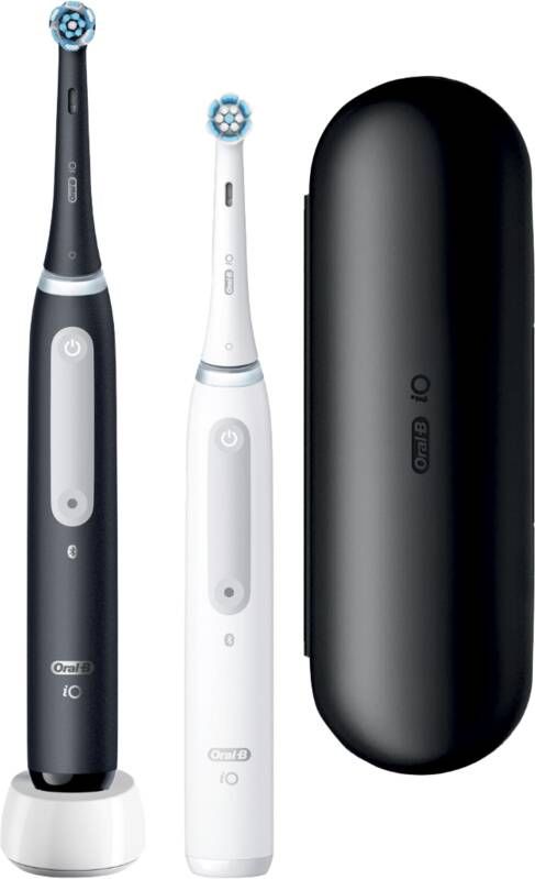 Oral B Oral-B iO 4N Black & White Elektrische Tandenborstels Ontworpen Door Braun