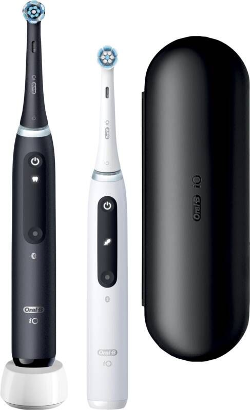 Oral B Oral-B iO 5 Black & White Elektrische Tandenborstels Ontworpen Door Braun