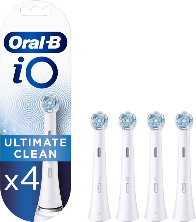 Oral-B iO Ultimate Clean opzetborstels wit (4 stuks)