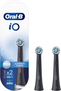 Oral B iO Ultimate Clean 2-stuks Mondverzorging accessoire Zwart
