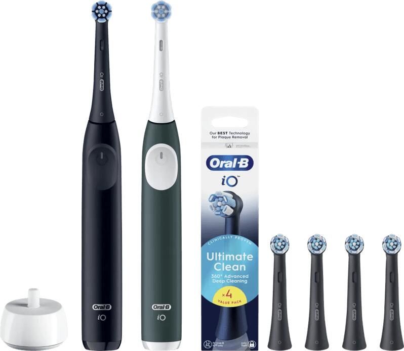 Oral-B iO 2 Duo Pack Zwart en Groen Value Pack