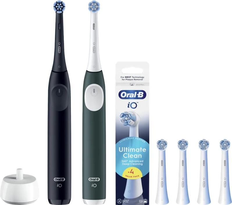 Oral-B iO 2 Duo Pack Zwart en Groen Value Pack