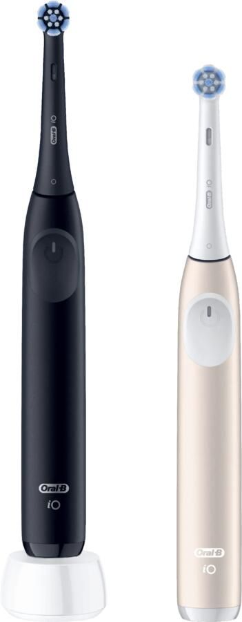 Oral-B iO Series 2 Night Black & Calm Pink elektrische tandenborstels 2 stuks
