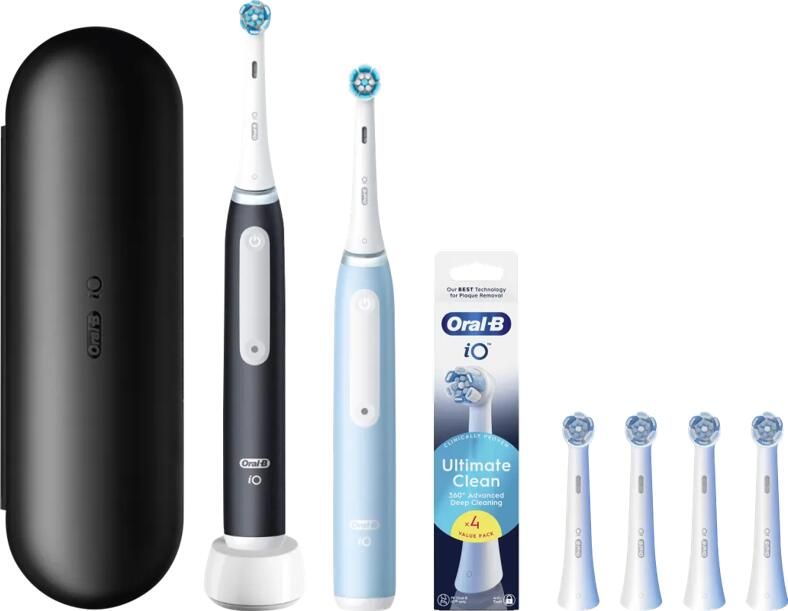 Oral-B iO 3 Duo Pack Zwart en Blauw Value Pack
