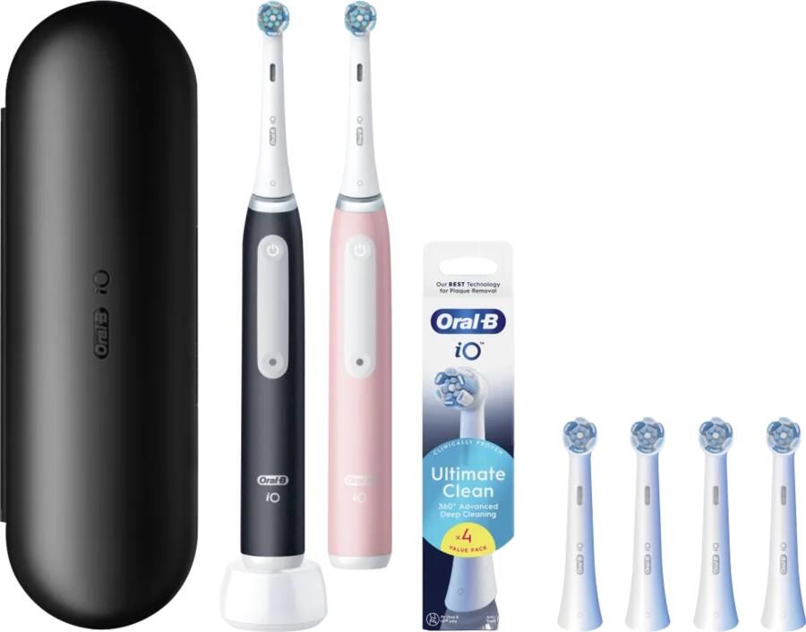 Oral-B iO 3 Duo Pack Zwart en Roze Value Pack