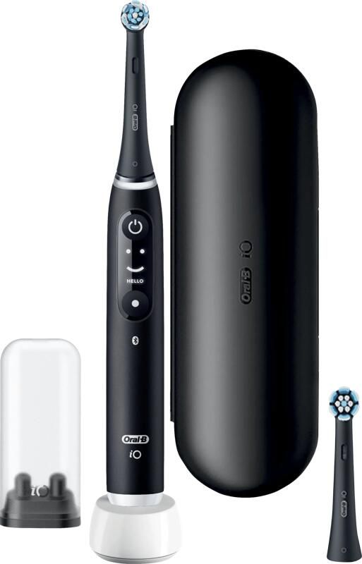 Oral-B iO 6N Zwart + extra iO Gentle Care opzetborstel