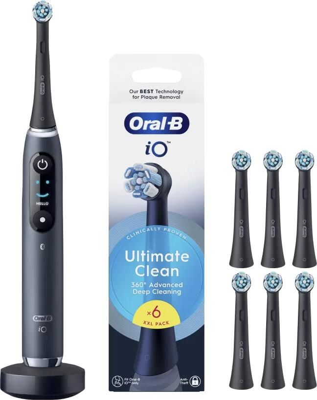 Oral-B iO 9n Onyx Zwart + 6 opzetborstels