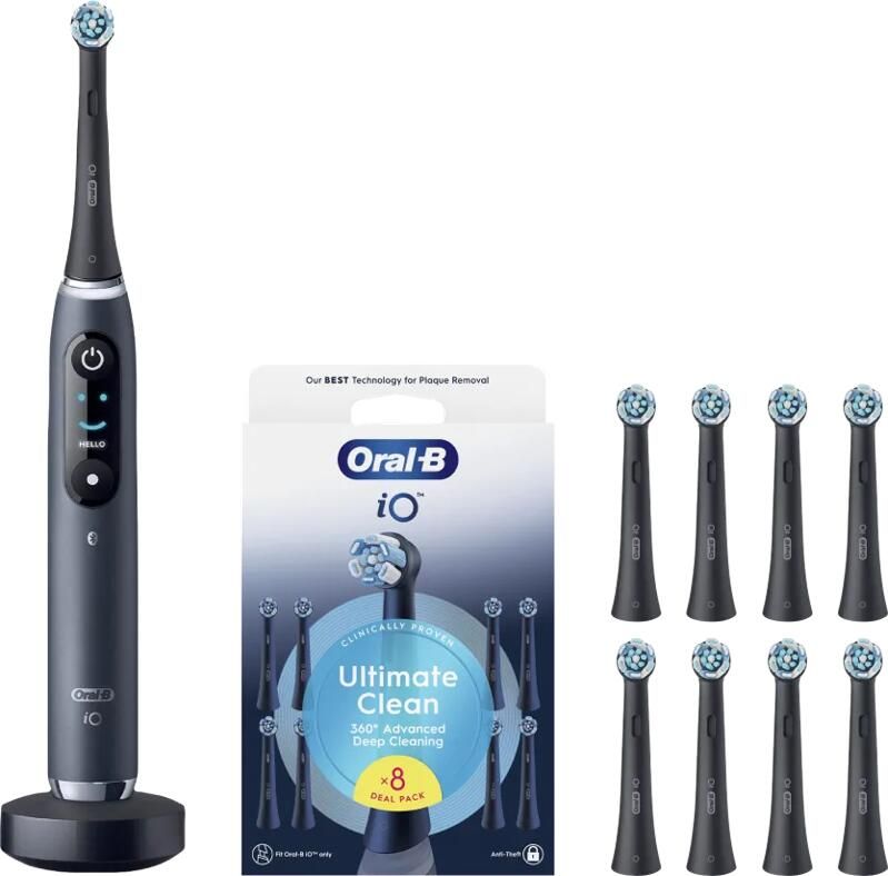 Oral-B iO 9n Onyx Zwart + 8 opzetborstels