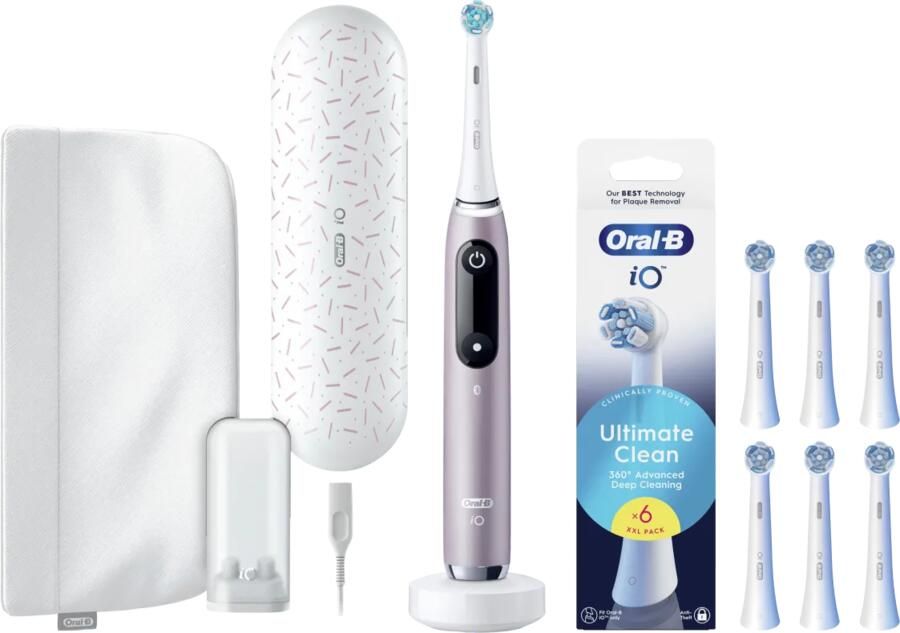 Oral-B iO 9n Rozenkwarts + 6 opzetborstels