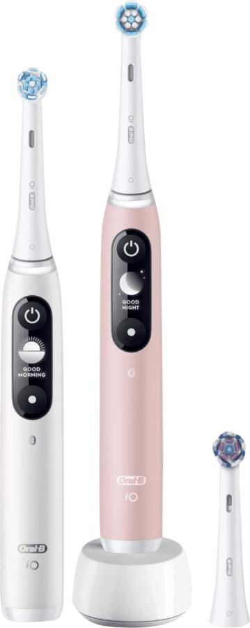 Oral-B iO Series 6N Duo Pack Wit + Roze